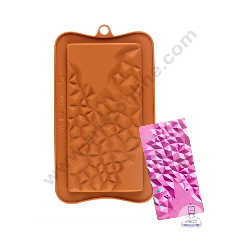 CAKE DECOR 1 Cavity Crystal Bar Shape Silicone Chocolate Mold ( SBCM-724 )