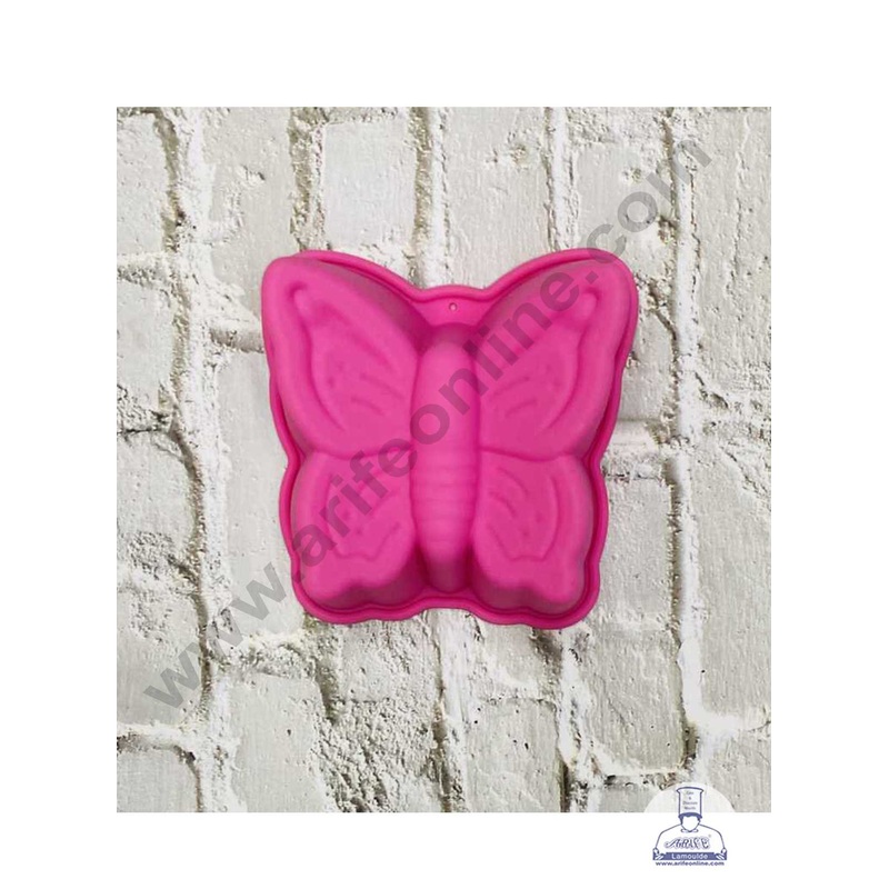 CAKE DECOR Small Butterfly Shape Silicon Muffin Mould Silicon Cake Mould (SBSM-869)