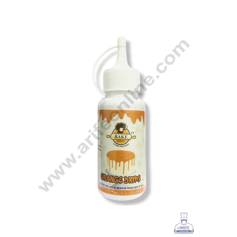 Bake Haven Drips Colour 100 G  Orange