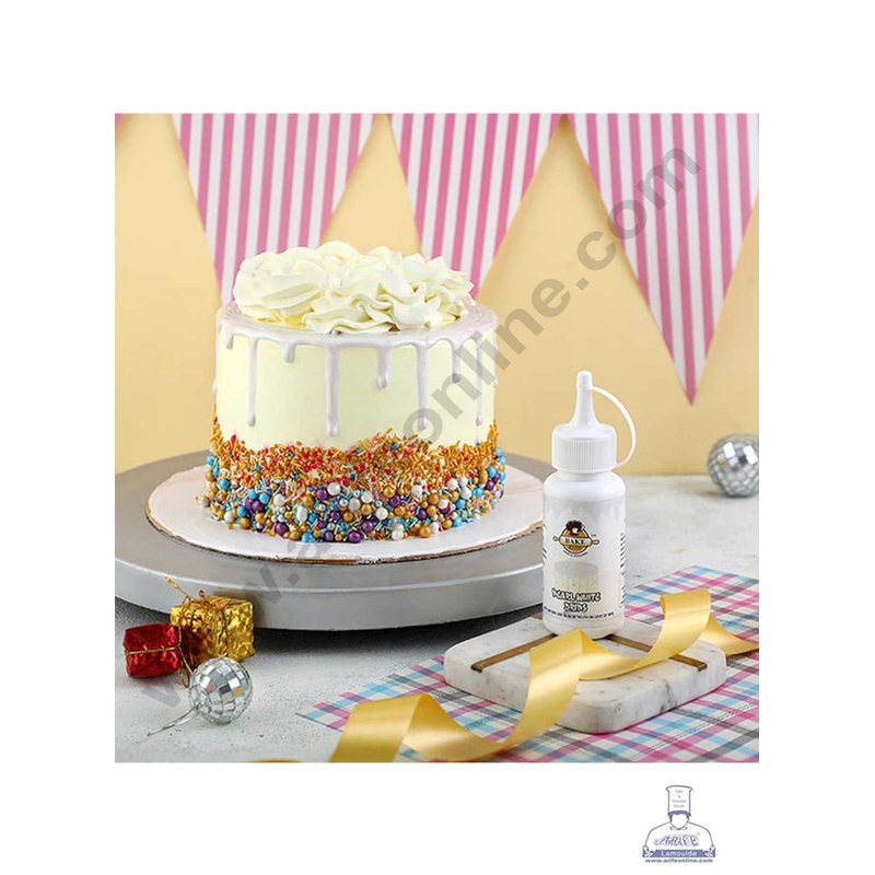 Bake Haven Drips Colour 100 G  Pearl White