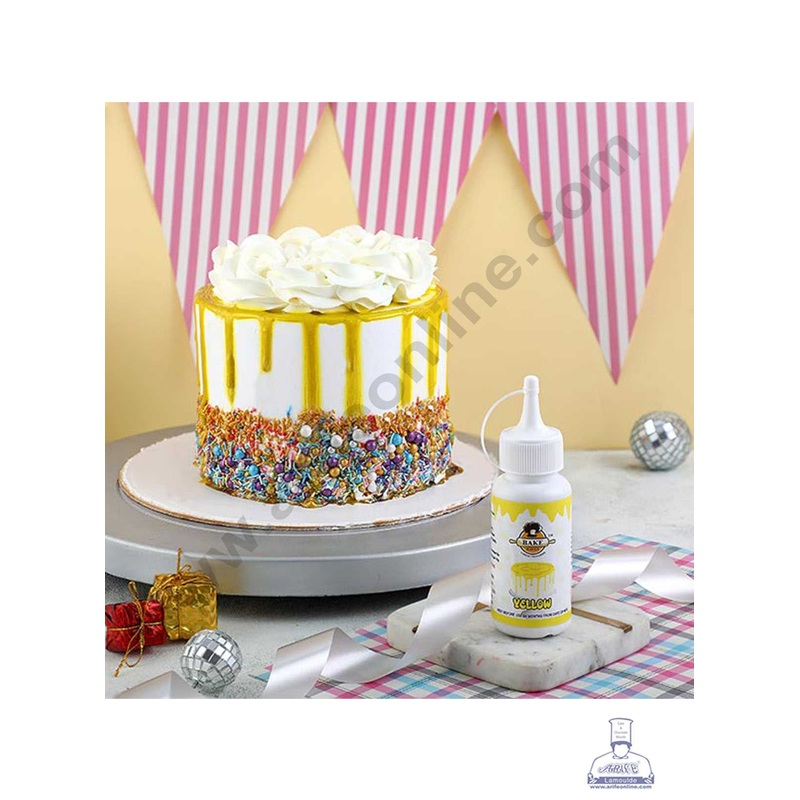 Bake Haven Drips Colour 100 G  Yellow