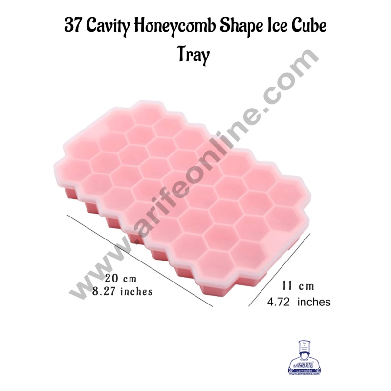CAKE DECOR37 Cavity Plastic Honeycomb Shape Ice Cube Tray