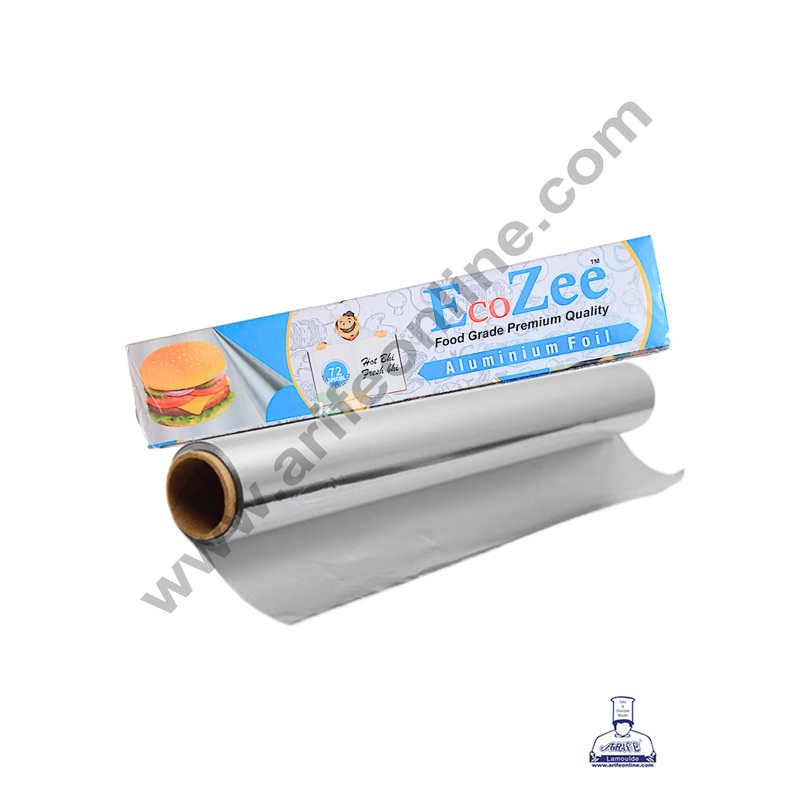 Eco Zee Aluminium Foil Roll 72 meters | Food Grade premium Quality