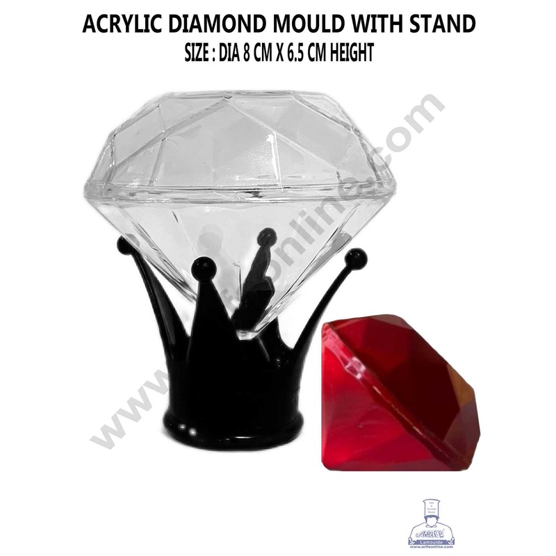 Ultimakes Acrylic Diamond Mould with Stand (SB- UDiamond-001)