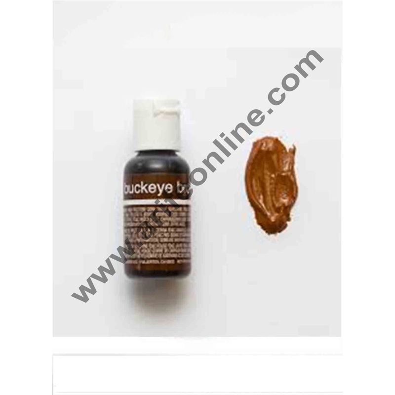 Chefmaster Liqua-Gel Buckeye Brown .70 oz Food Color (20g)