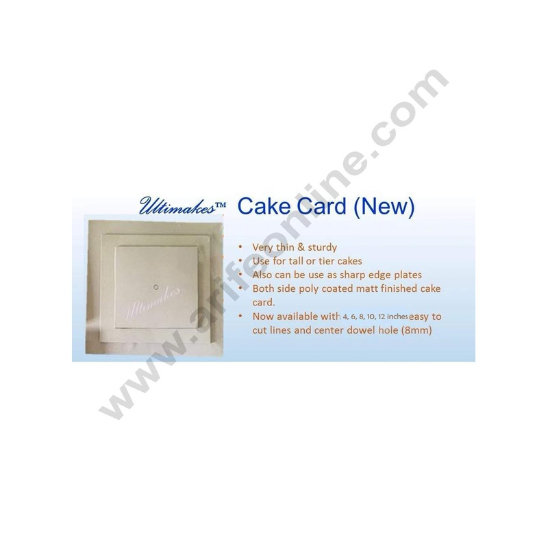 Cake Decor Ultimakes Cake Card - Square 10 inch