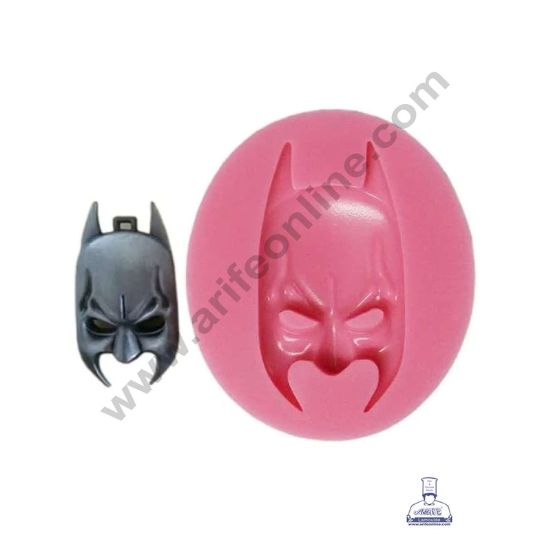 CAKE DECOR 1 Cavity 3D Batman Face Fondant Marzipan Mould