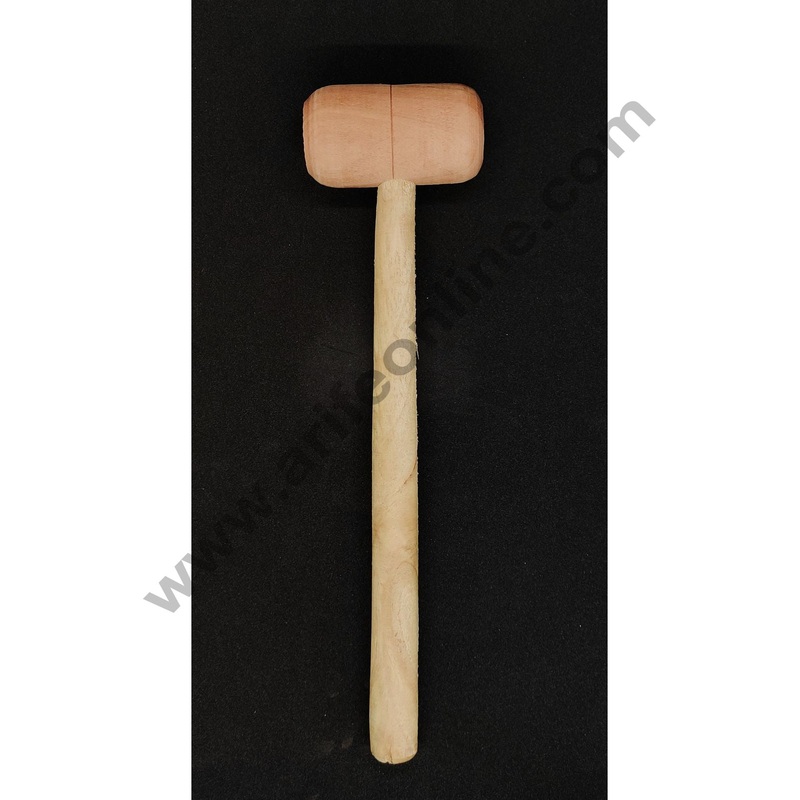 Cake Decor Wooden Pinata Hammer - 1 Pc