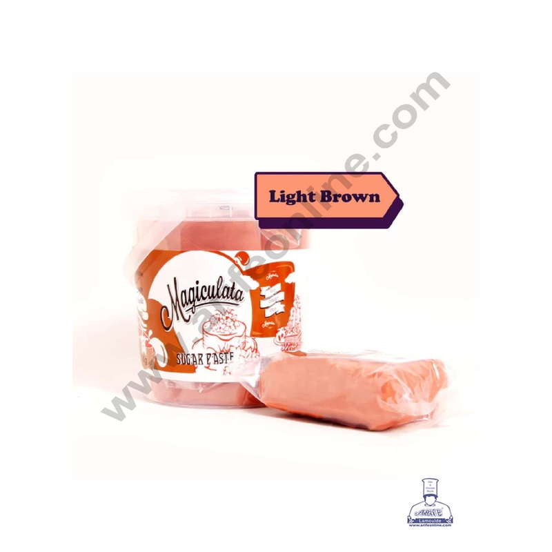 Magiculata Sugar Paste 1 Kg -  Light Brown