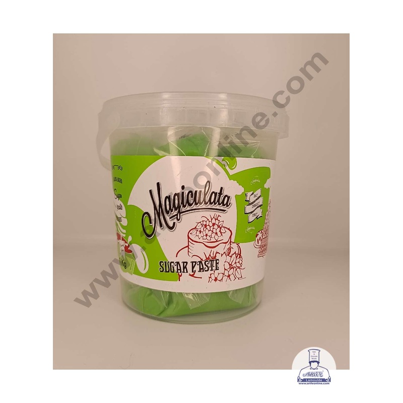 Magiculata Sugar Paste 1 Kg - Vibrant Green
