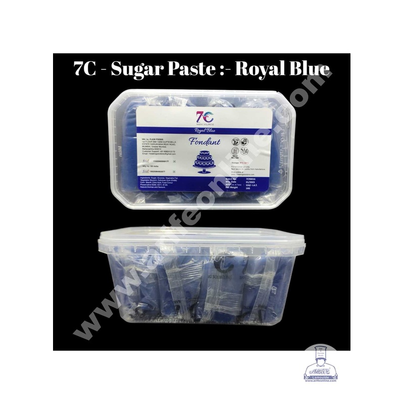 7C Fondant - Royal Blue (1 KG)