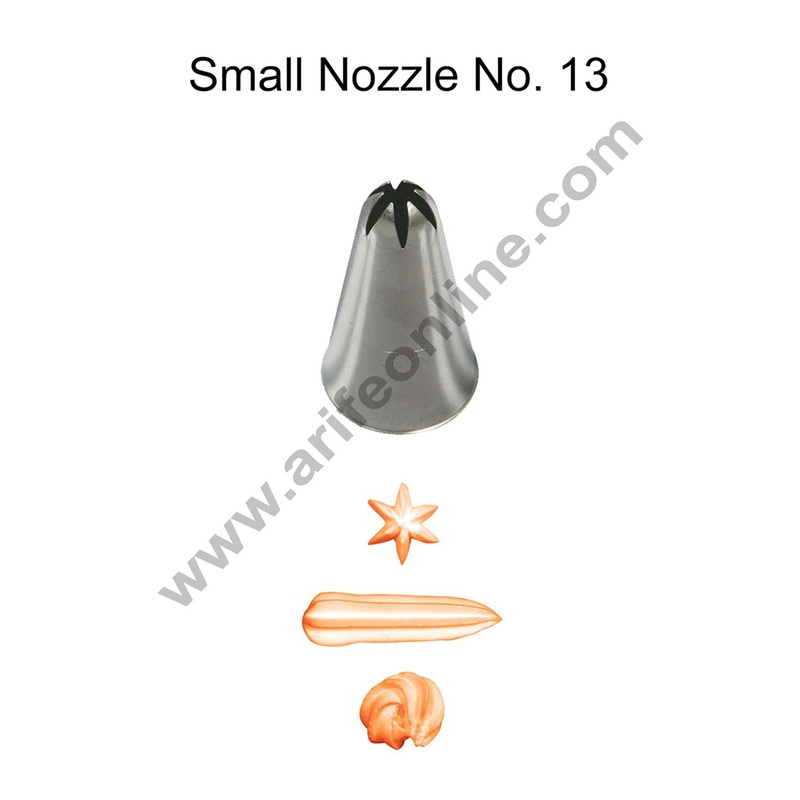 Cake Decor Small Nozzle - No. 13 Close star  Piping Nozzle
