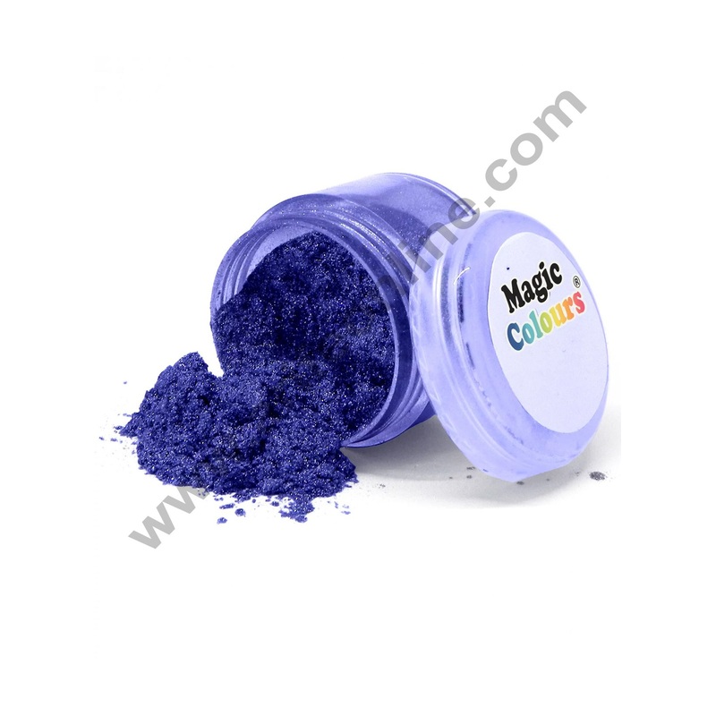 Magic Colours Edible Lustre Dust - Indigo Spark (8 ml)