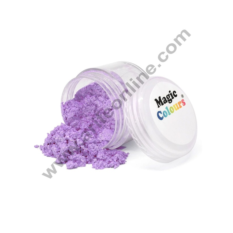 Magic Colours Edible Lustre Dust - Lavender Sparkle (8 ml)