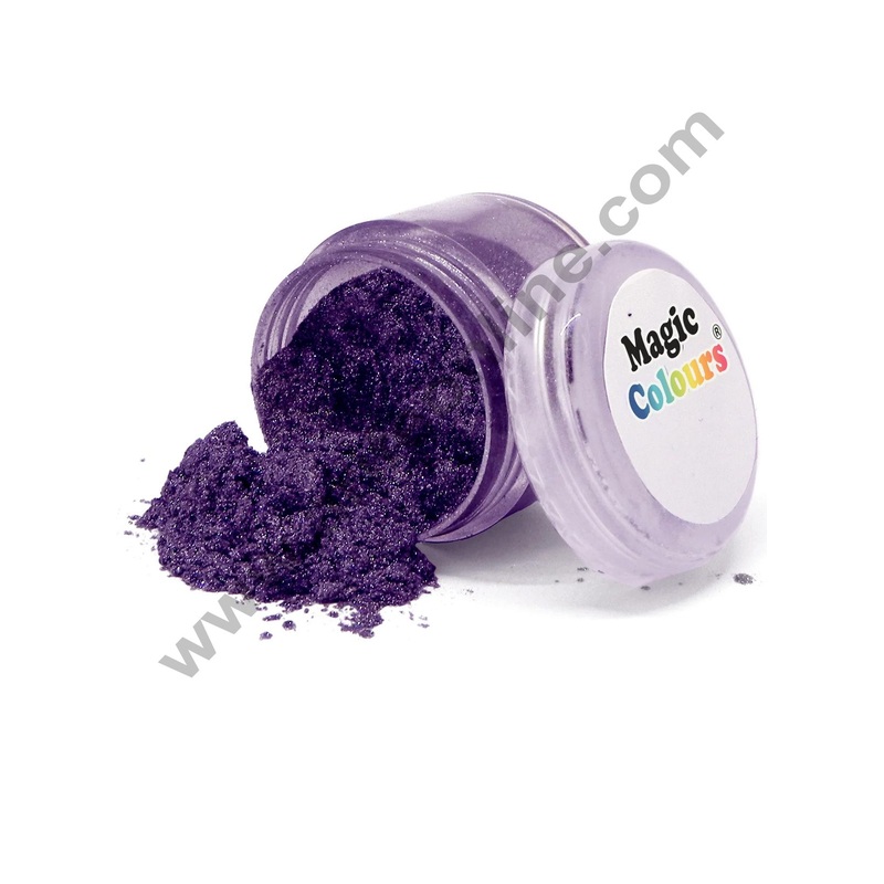 Magic Colours Edible Lustre Dust - Purple Sheen (8 ml)
