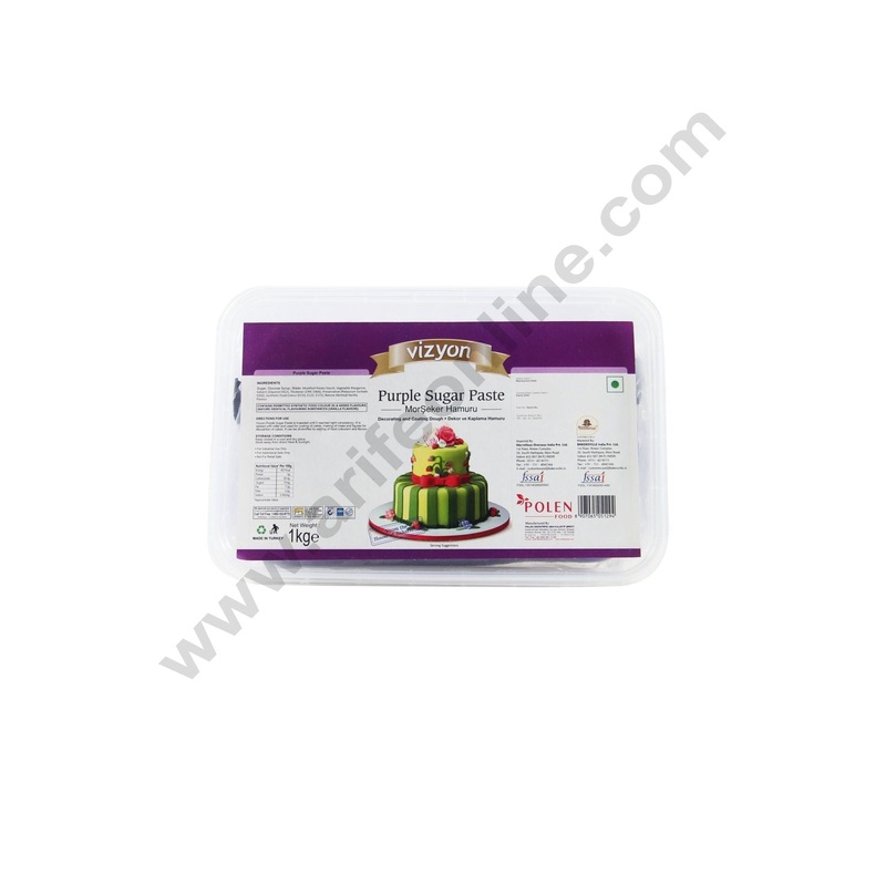 Vizyon Sugar Paste (Fondant) -Purple, 1kg