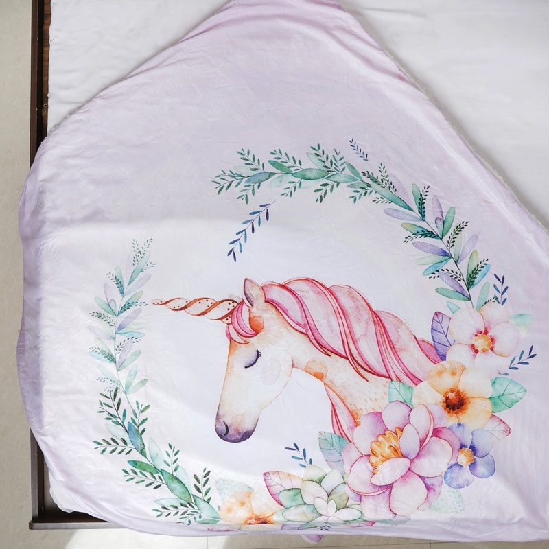 Fuzzy Unicorn Blanket