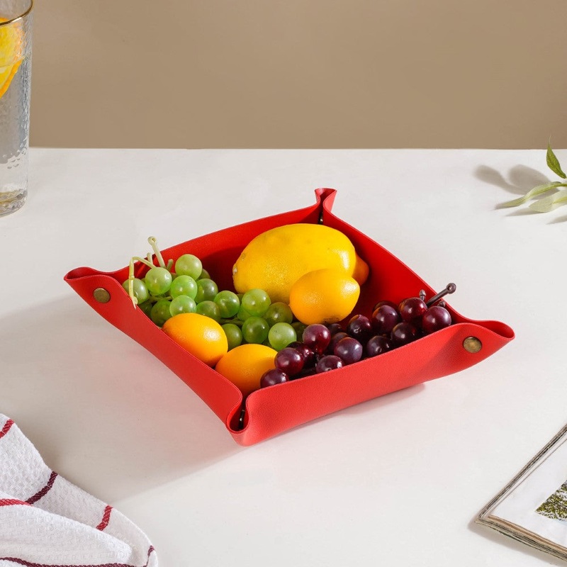 Leather Storage Tray