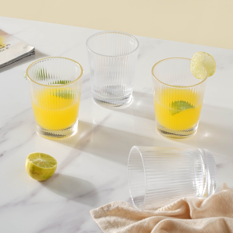 Transparent Water Glass Set of 4