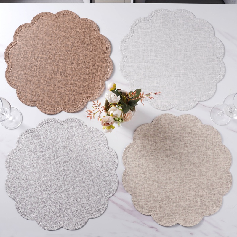 Dinner Table Mat Lace Set
