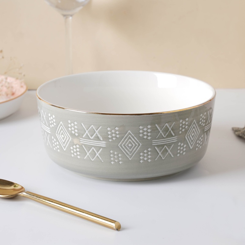 Azo Serving Bowl Grey
