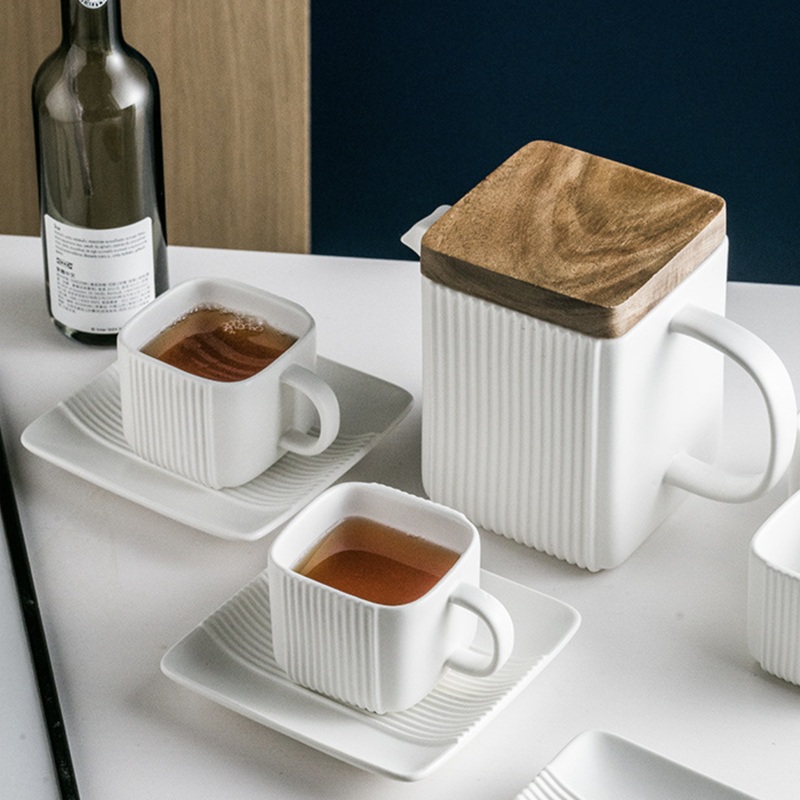 Ceramic Tea Set White