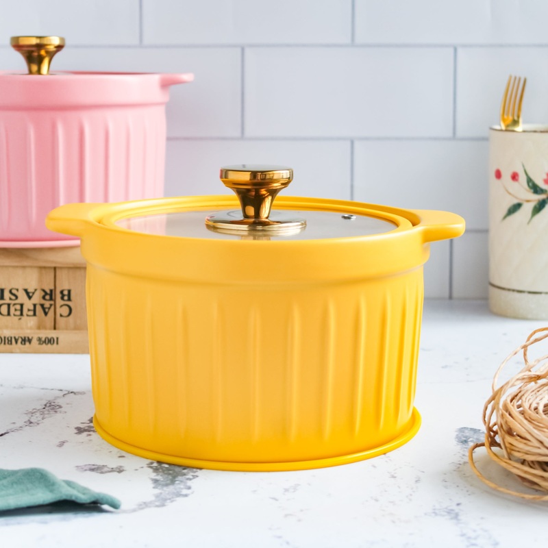 Cooking Pot with Glass Lid
