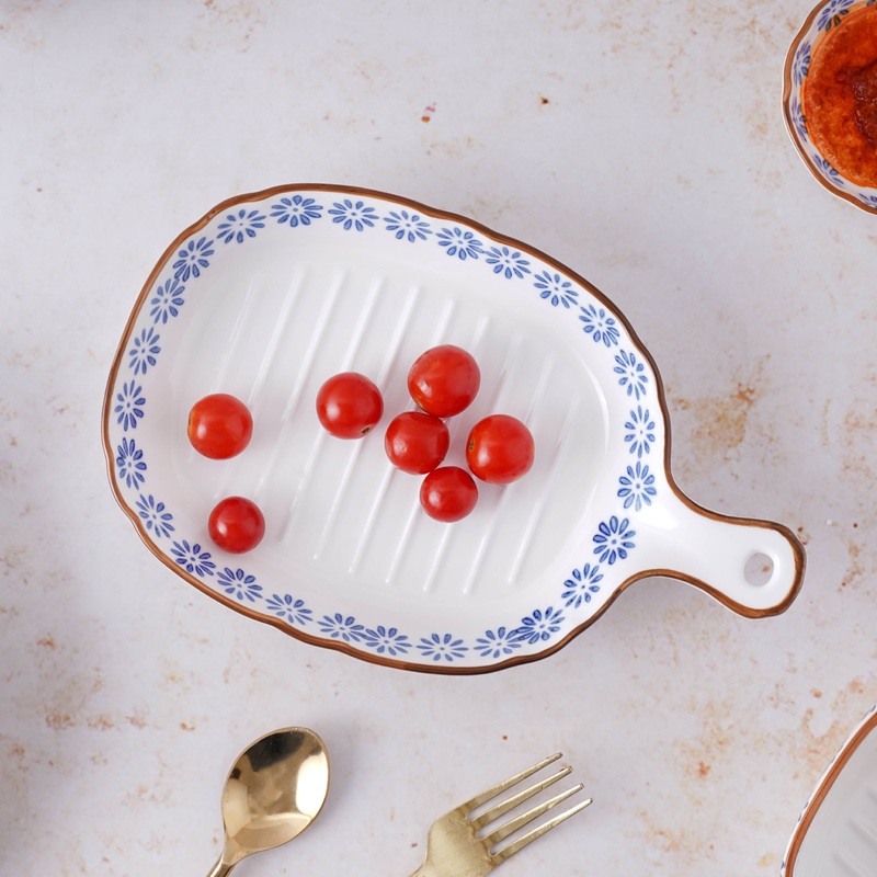 Daisy Plate with Handle