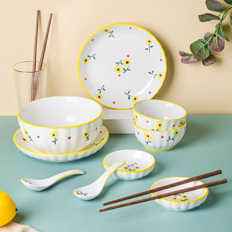 Sunflower 11 Piece Dinner Set For 2