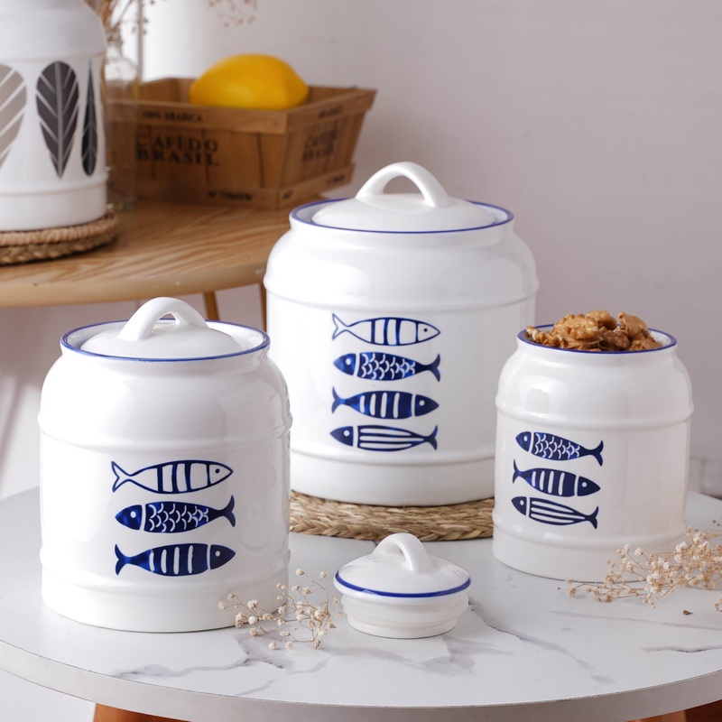 Airtight Jars Blue