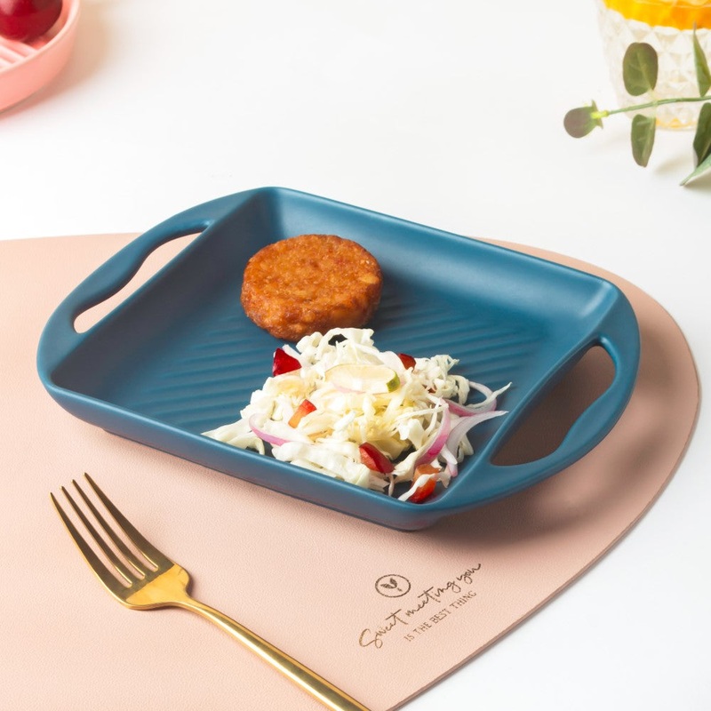 Blue Square Baking Tray Small