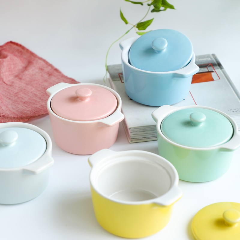 Ceramic Pastel Bowl- Round