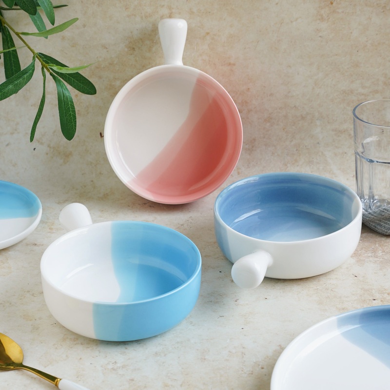 Ombre Bowl with Handle