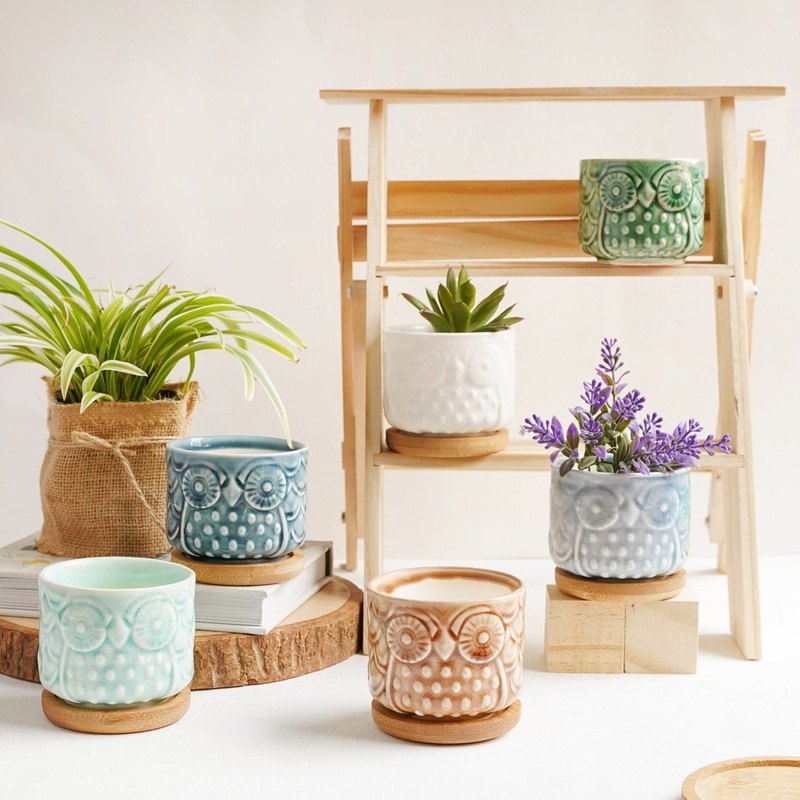 Owl Plant Pot
