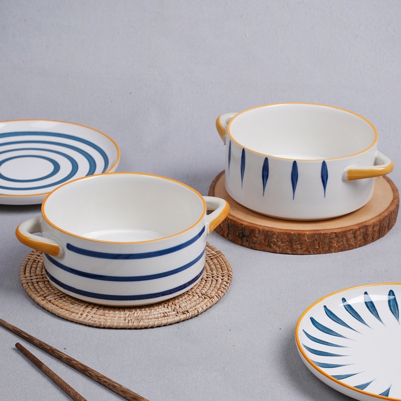 Serving Bowl With Handles Nitori
