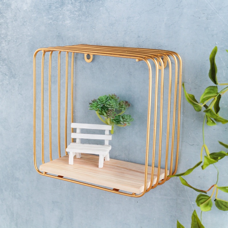 Square Metal Shelf