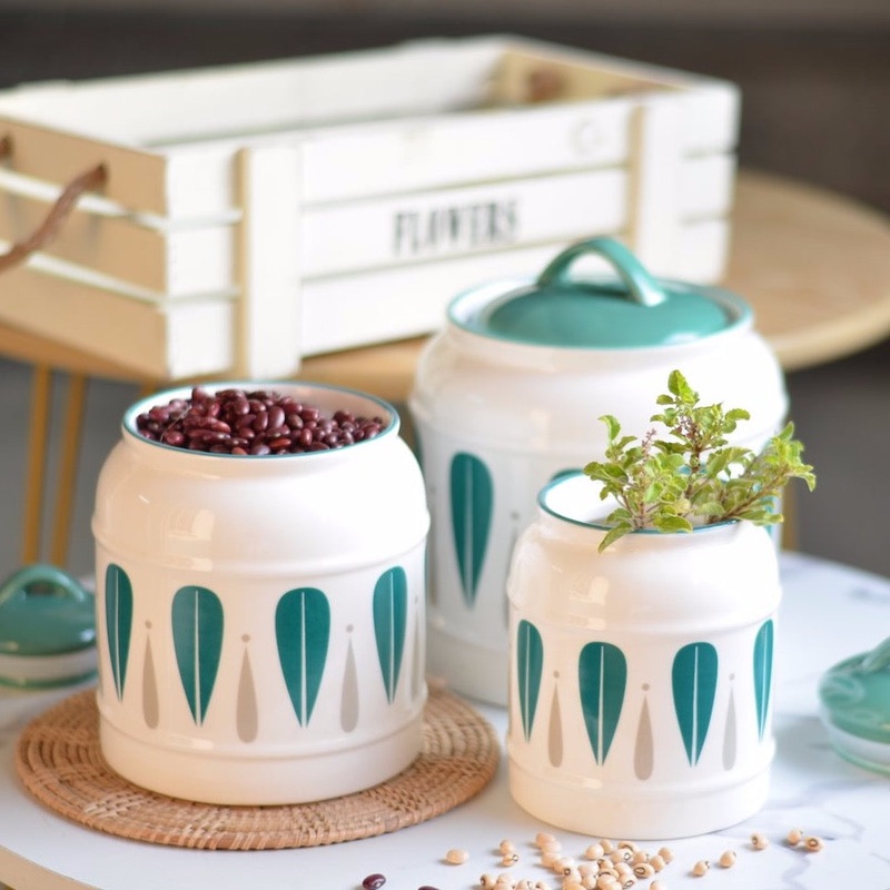 Airtight Jars Green