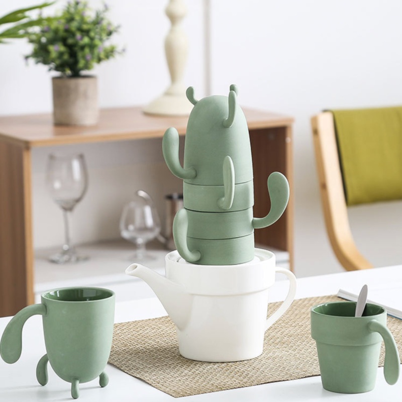 Cactus Teapot Set