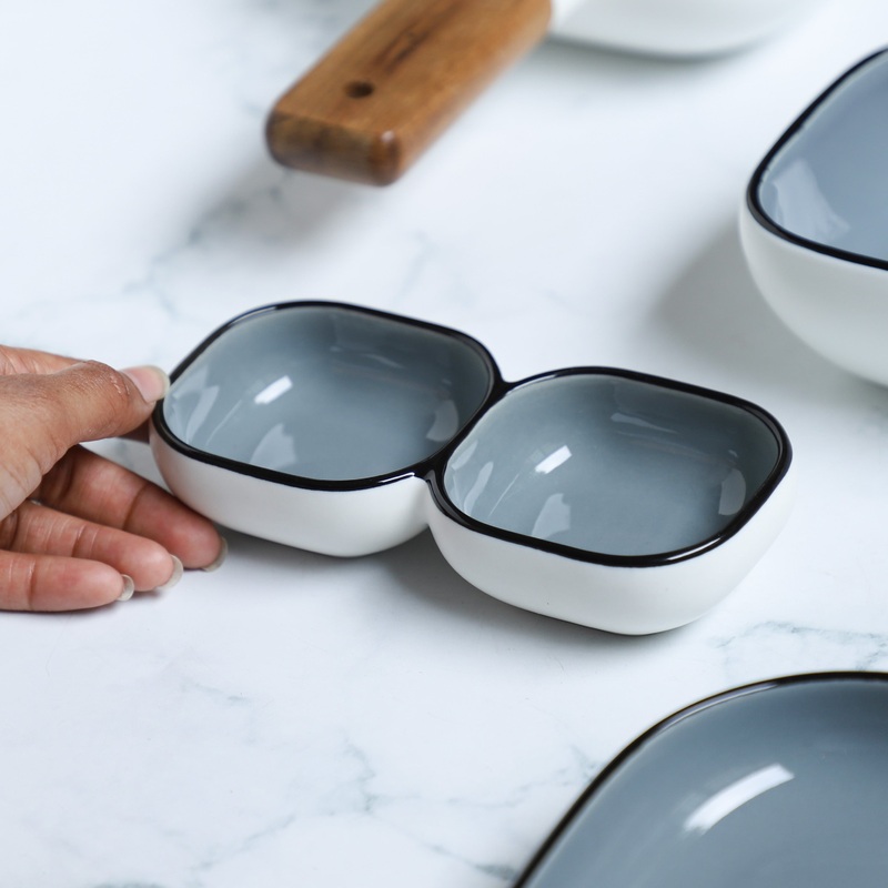 Grey 2 Part Bowl