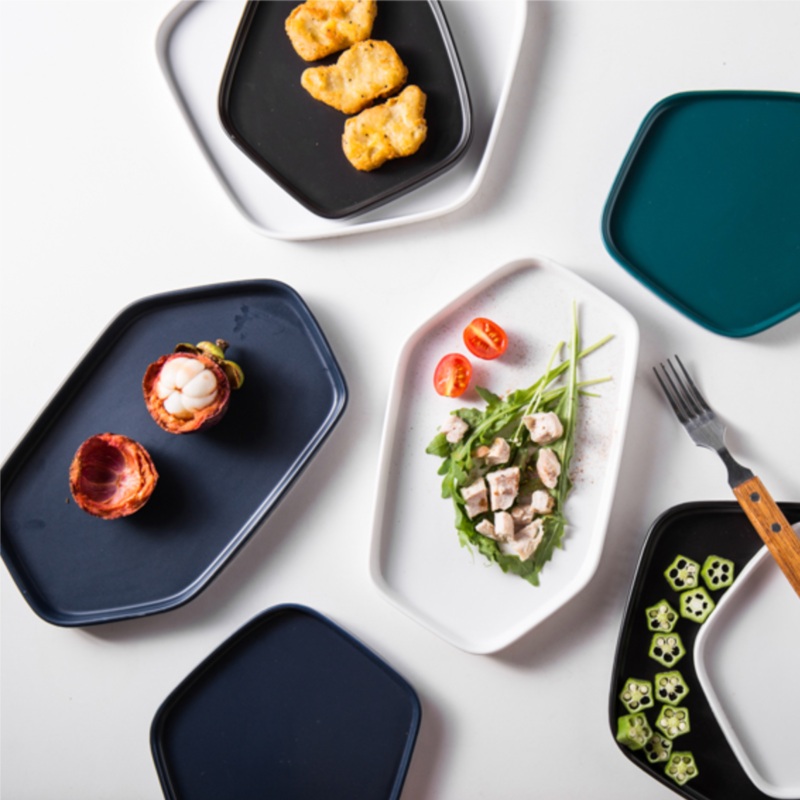 Pentagon Serving Plates