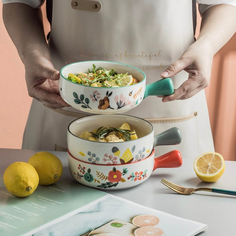 Bloom Bowl With Handle