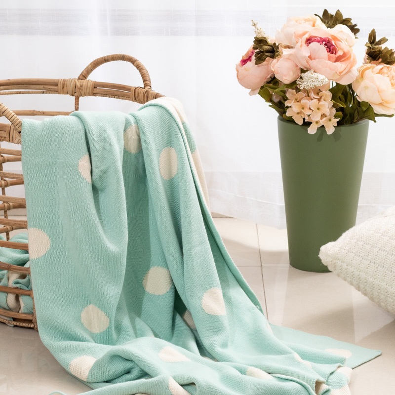Blue Cotton Blanket
