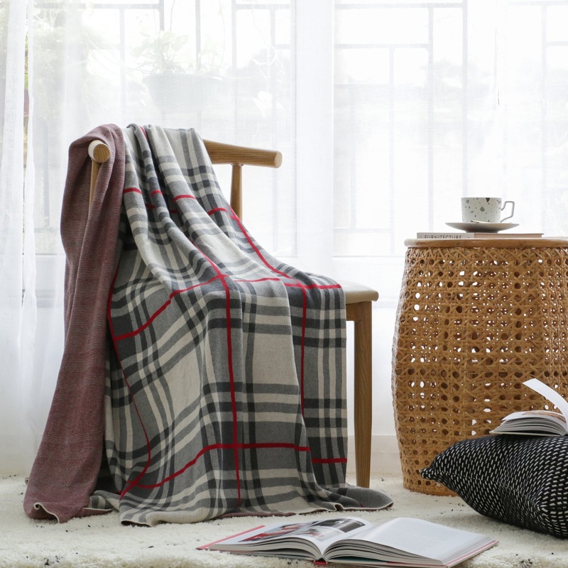 Checks Cotton Throw