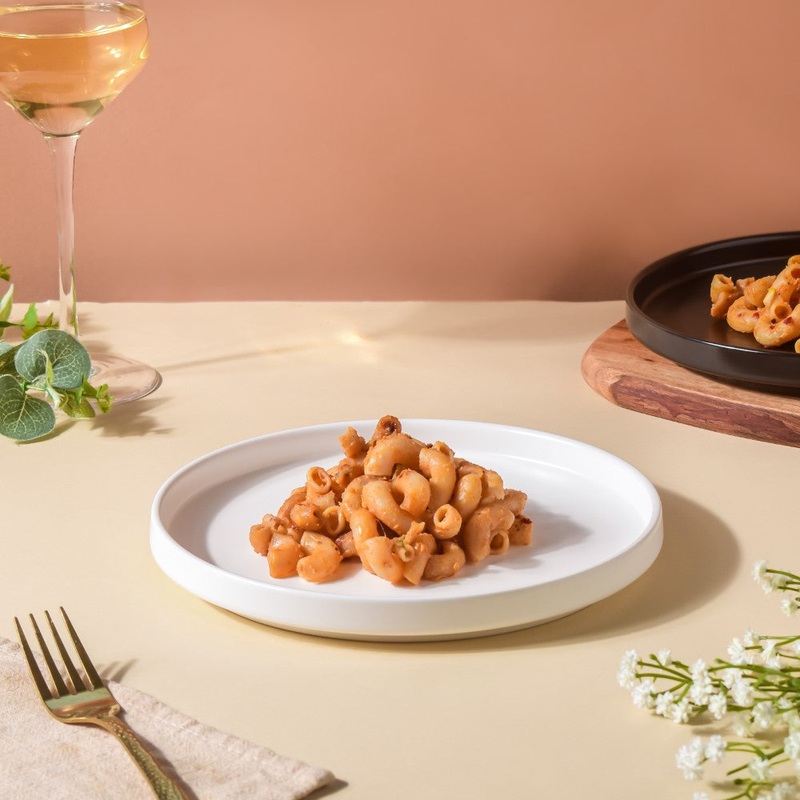 Modern Stoneware Snack Plate White
