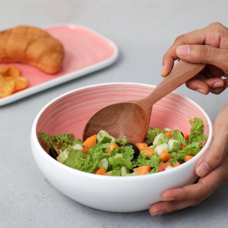 Pink Serving Bowl
