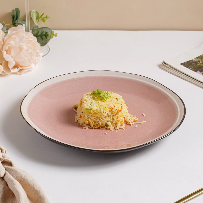 Rosamel Pink Gloss Dinner Plate 10.5 Inch