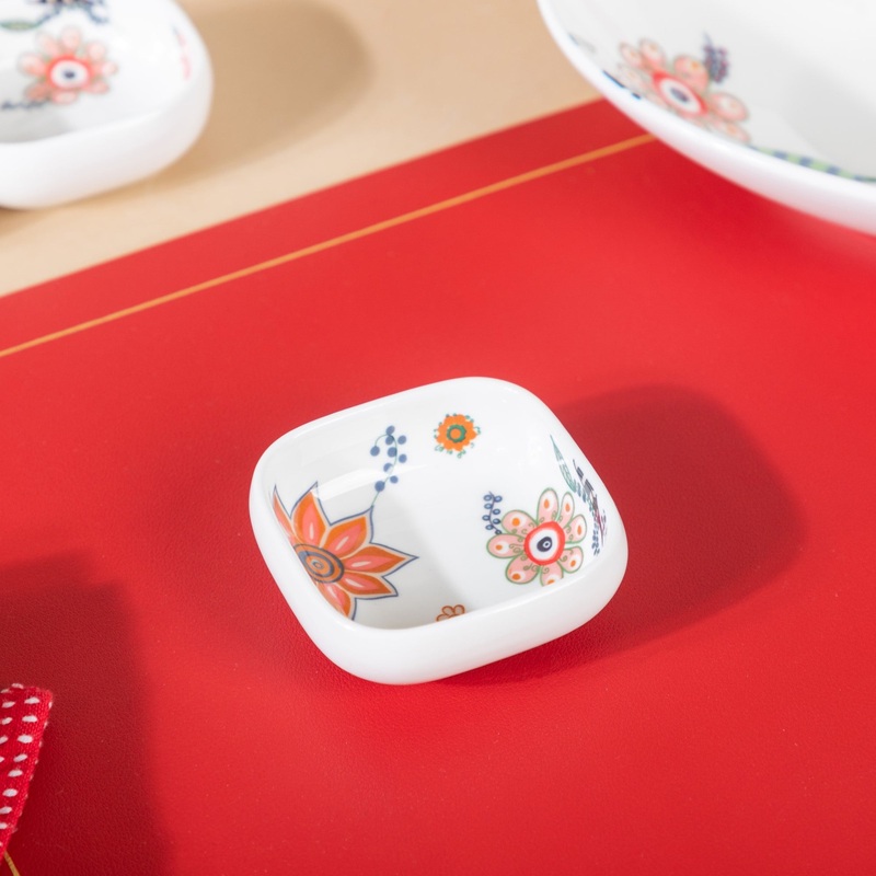 Square Floral Bowl 50 ml
