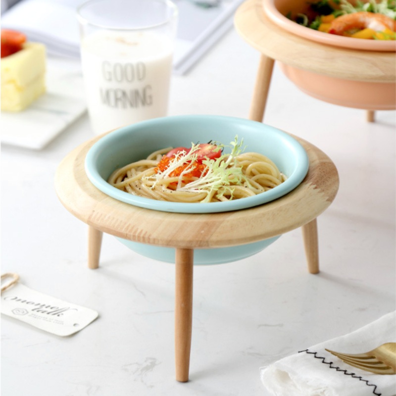 Blue Bowl with Stand