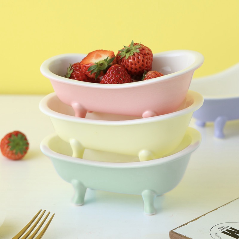 Blue Tub Ceramic Snack Bowl 200 ml