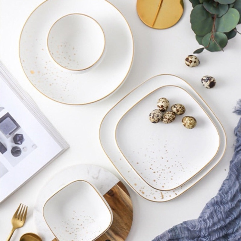 Cara White Dinner Plate